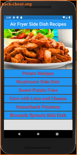 Air Fryer Side Dish screenshot