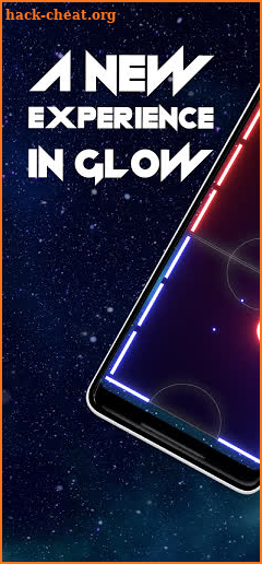 Air Hockey Glow HD screenshot