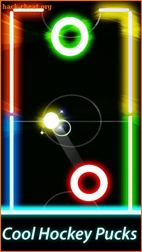 Air Hockey Glow Mania - Fingers Challenge 1v1 screenshot