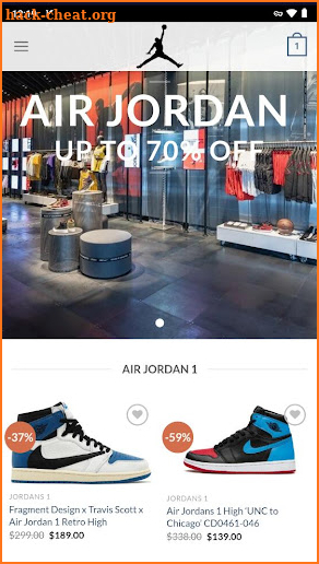 AIR JORDAN SNEAKERS screenshot