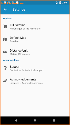 Air-Line - Distance measurement screenshot