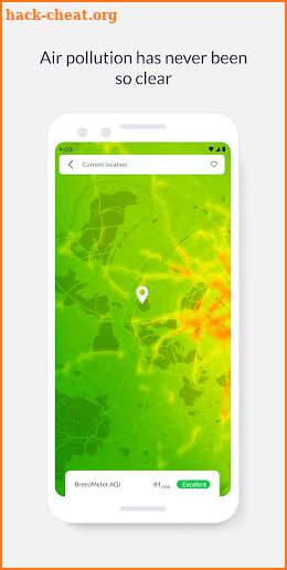 Air Quality Index BreezoMeter screenshot