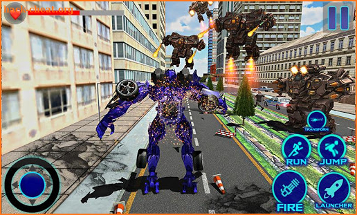 Air Robot Transform Helicopter Battle Revolution screenshot