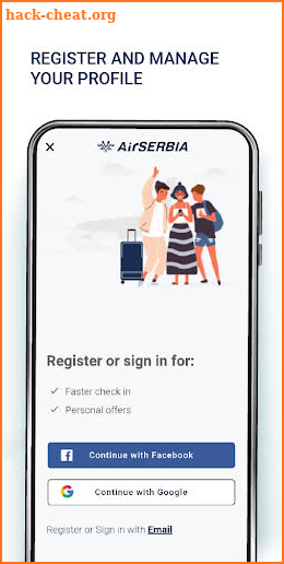 Air Serbia screenshot