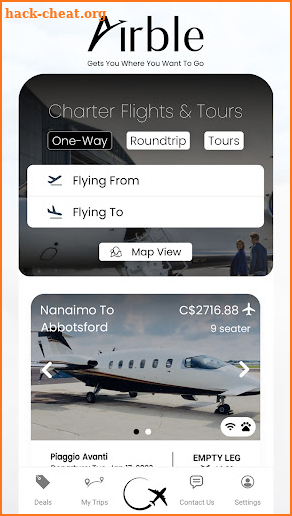 Airble: Charter Flight Booking screenshot