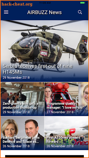 AIRBUZZ  News screenshot