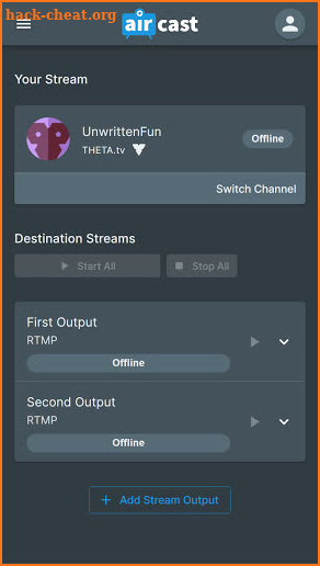 Aircast screenshot