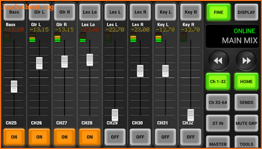 AirFader LS9 Pro screenshot