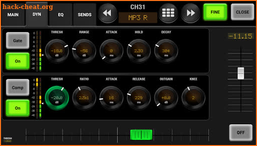 AirFader LS9 Pro screenshot