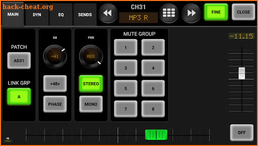 AirFader LS9 Pro screenshot