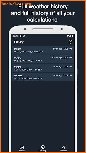 AirLab: Air Density & Density Altitude & RAD Meter screenshot