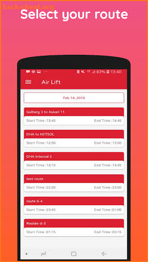 Airlift - Bus Booking App screenshot