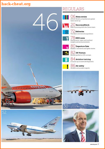 Airliner World Magazine screenshot