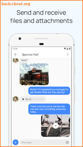 AirMessage screenshot