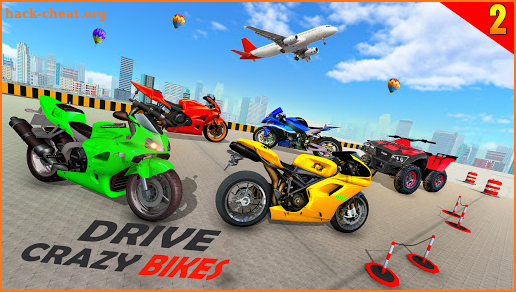 Airplane Pilot Bike Transporter: Bike Driving Game screenshot