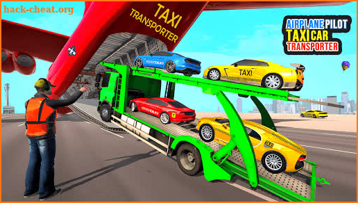 Airplane Pilot Taxi Car Transporter: Taxi Car Game screenshot