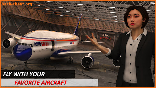 Airport Flight Simulator Game screenshot