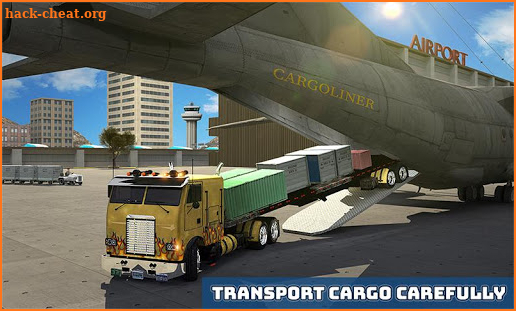 Airport Vehicle Cargo Plane Transport Truck Driver screenshot