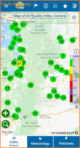 AirQualityWA screenshot