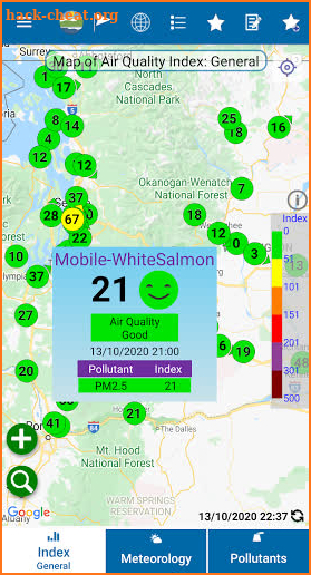 AirQualityWA screenshot