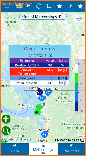 AirQualityWA screenshot