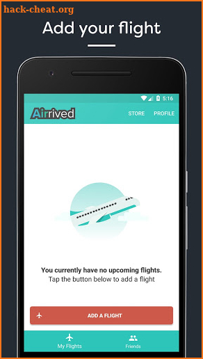 Airrived screenshot