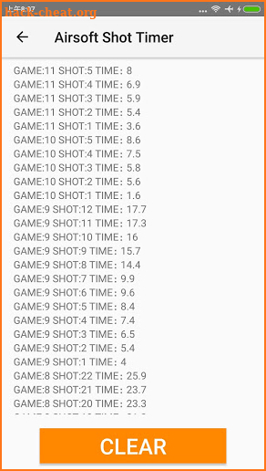 Airsoft Shot Timer screenshot