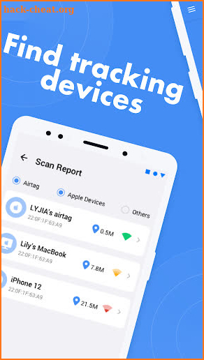 AirTag Tracker Detect Lite screenshot