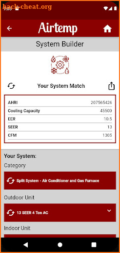 Airtemp Contractor Tools screenshot