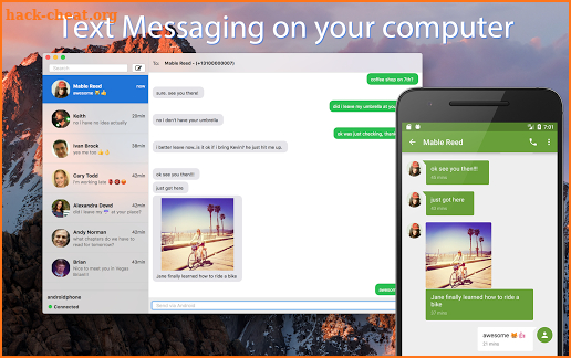 AirText - Desktop SMS/MMS Messenger screenshot