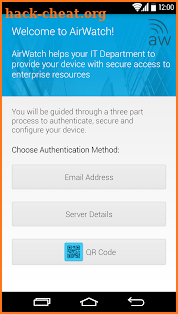 AirWatch Agent screenshot