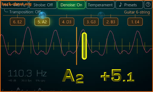 Airyware Tuner - Guitar Tuner & more screenshot