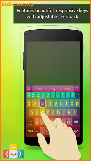 ai.type Rainbow Color Keyboard screenshot