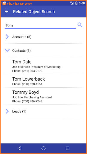 Akvelon CRM Call Tracker screenshot