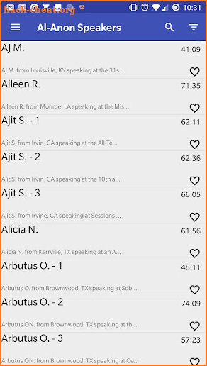 Al Anon Speakers screenshot