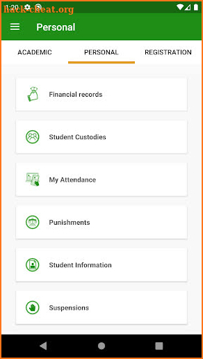 Al-Zaytoonah University screenshot