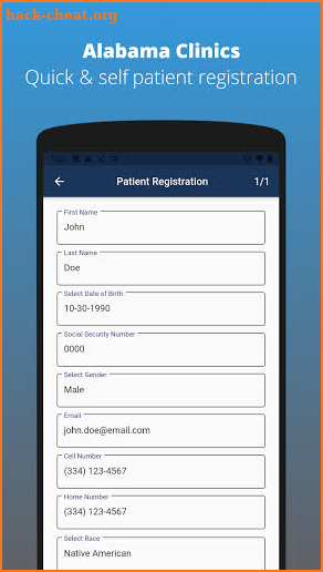 Alabama Clinics screenshot