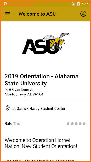 Alabama State University screenshot