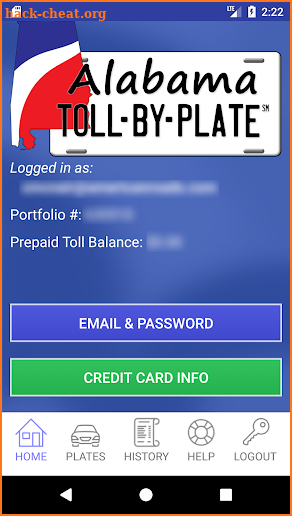 Alabama Toll-By-Plate screenshot