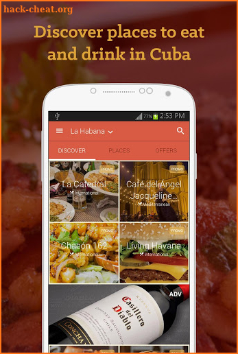 AlaMesa: eat and drink in Cuba screenshot