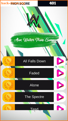 Alan Walker Piano Game screenshot