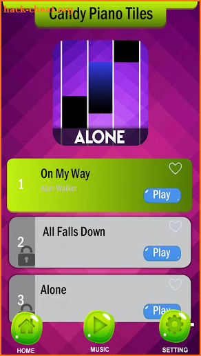 Alan Walker Piano Tiles Game 2019 screenshot