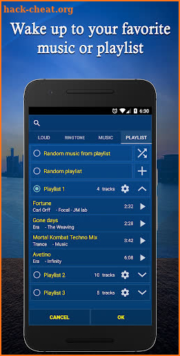 Alarm Clock & Timer & Stopwatch & Tasks & Contacts screenshot