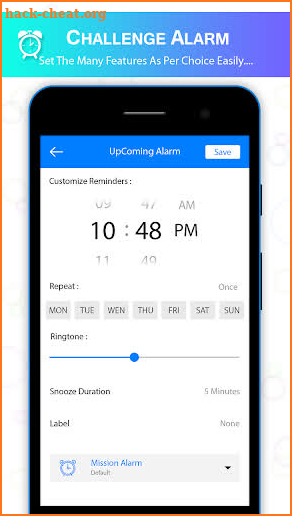 Alarm Clock- Challenge Alarm (Sleep If U Can) screenshot