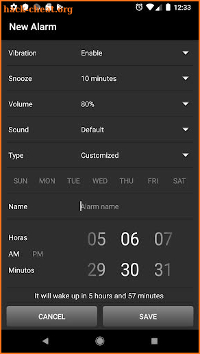 Alarm Clock Free - AlarmUp screenshot