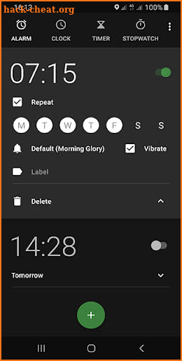 Alarm clock X (Alarm, Timer, Stopwatch) - FREE screenshot