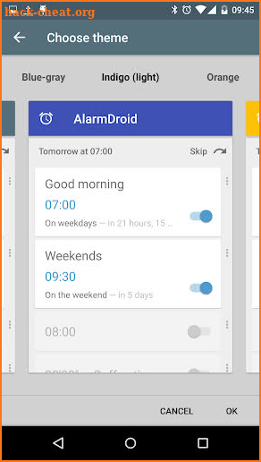 AlarmDroid (alarm clock) screenshot