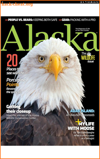 Alaska Magazine screenshot