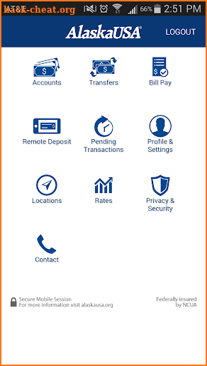 Alaska USA FCU screenshot