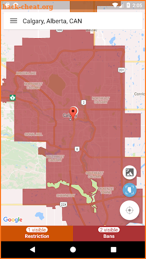 Alberta Fire Bans screenshot